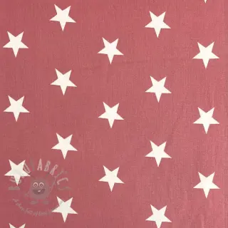 Katoenen stof Stars blush