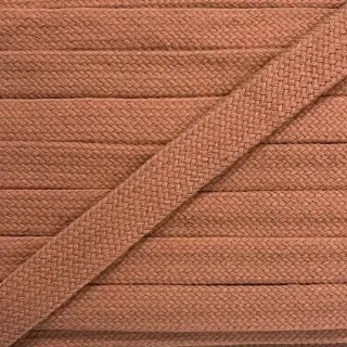 Bavlnená šnúra plochá 13 mm salmon