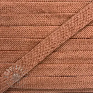 Katoenen koord plat 13 mm salmon