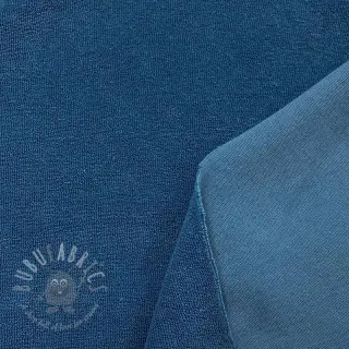 Elastische badstof blue