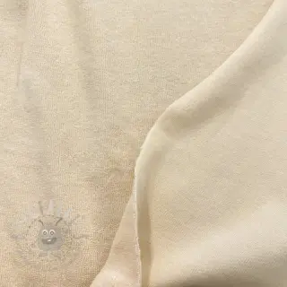 Elastische badstof beige