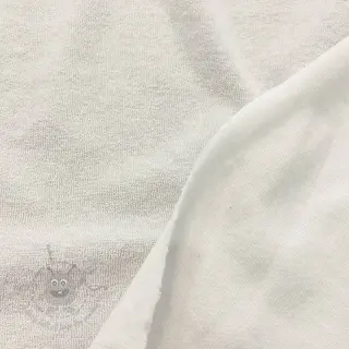 Elastische badstof ecru
