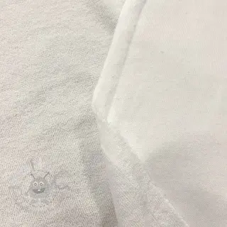 Elastische badstof white