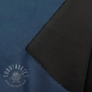 Suèdestof stretch navy