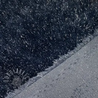 Kunstbont LUREX SILVER navy