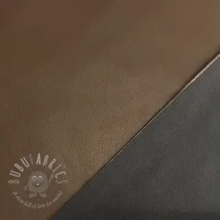 Kunstleer voor kleding taupe