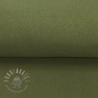 Boordstof RIB army green ORGANIC