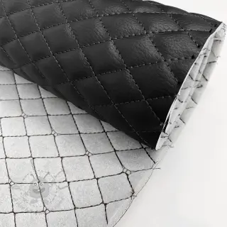 Kunstleer MATELASSE noir