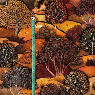 Decoratiestof Forest hill autumn digital print