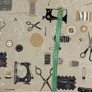 Decoratiestof Linenlook Sewing atelier
