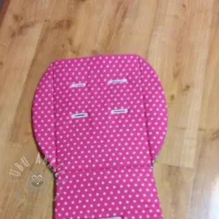 Katoenen stof Petit stars pink