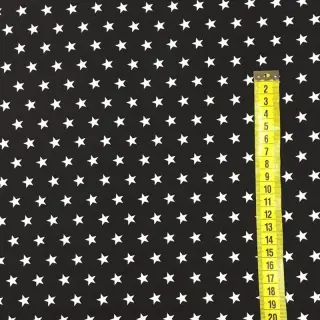 Bavlnená látka Petit stars turqouise