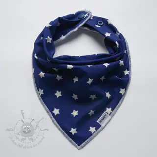 Katoenen stof Petit stars cobalt