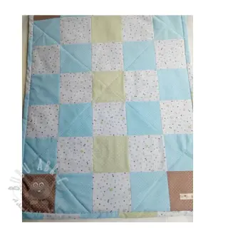 Katoenen stof Petit dots taupe