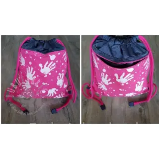Katoenen koord 8 mm fuchsia