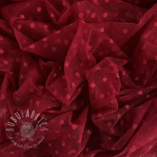Tule voor TUTU-rok SPOT bordeaux