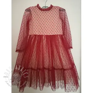 Tule voor TUTU-rok SPOT red