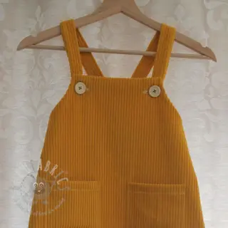 Ribfluweel yellow