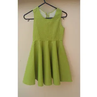 Bavlnená látka Petit dots lime