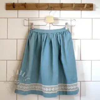 Voorgewassen linnen teal