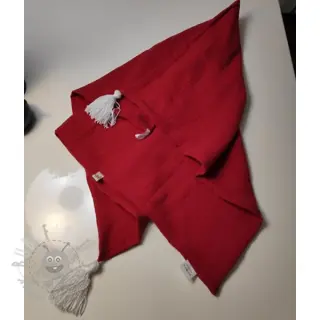 Dubbelgaas/mousseline red ORGANIC