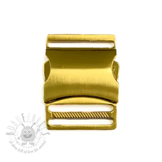 Metalen Gesp Drietand 40 mm gold
