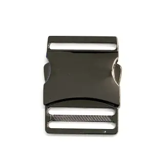 Kovová spona trojzubec 40 mm anthracite