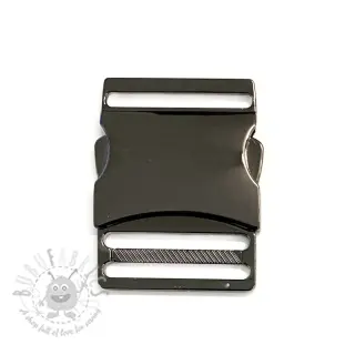 Metalen Gesp Drietand 40 mm anthracite