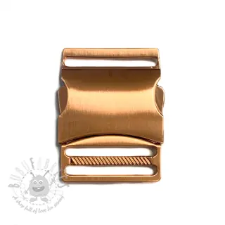Metalen Gesp Drietand 40 mm copper