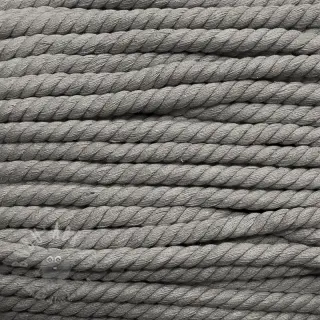 Katoenen koord getwijnd 12 mm grey