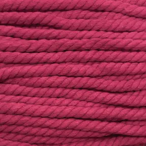 Bavlnená šnúra točená 12 mm fuchsia
