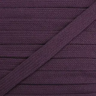 Bavlnená šnúra plochá 13 mm violet