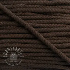 Katoenen koord 8 mm dark mocha