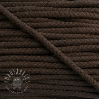 Katoenen koord 8 mm dark mocha