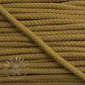 Katoenen koord 8 mm golden brown