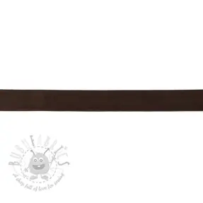 Boordstrook tricot dark mocha