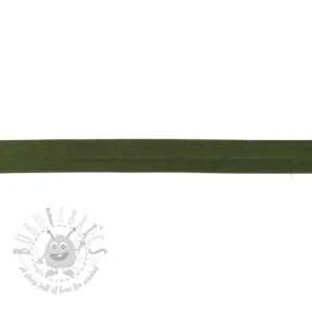 Boordstrook tricot camo green
