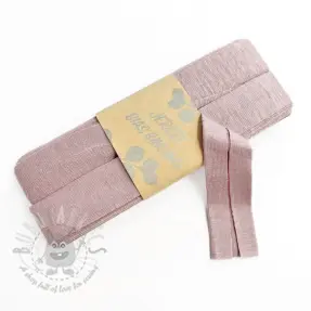 Omvouwelastiek viscose 3 m dawn pink