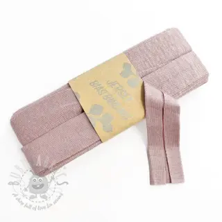 Omvouwelastiek viscose 3 m dawn pink