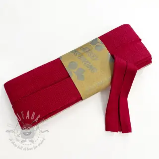 Omvouwelastiek viscose 3 m ruby