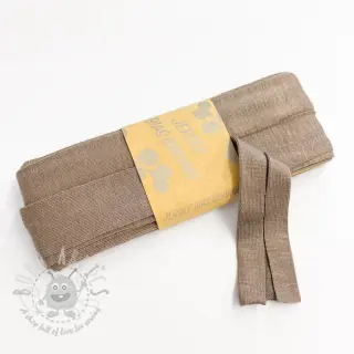 Omvouwelastiek viscose 3 m toffee