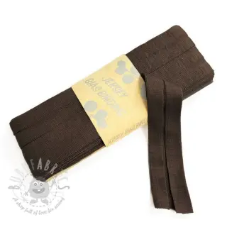 Omvouwelastiek viscose 3 m dark mocha