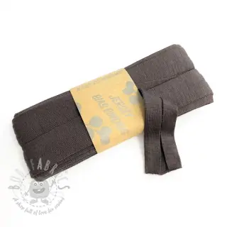 Omvouwelastiek viscose 3 m mocha