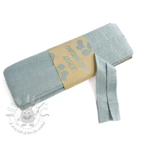 Omvouwelastiek viscose 3 m cloud blue