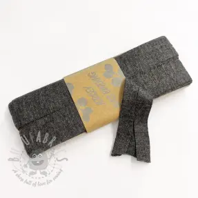 Omvouwelastiek viscose 3 m anthracite melange