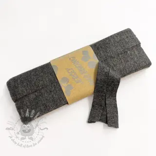 Omvouwelastiek viscose 3 m anthracite melange