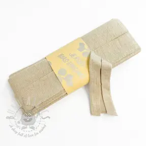Omvouwelastiek viscose 3 m sand