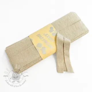 Omvouwelastiek viscose 3 m sand