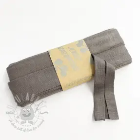 Omvouwelastiek viscose 3 m taupe