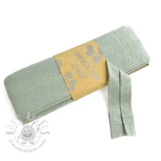 Omvouwelastiek viscose 3 m mint